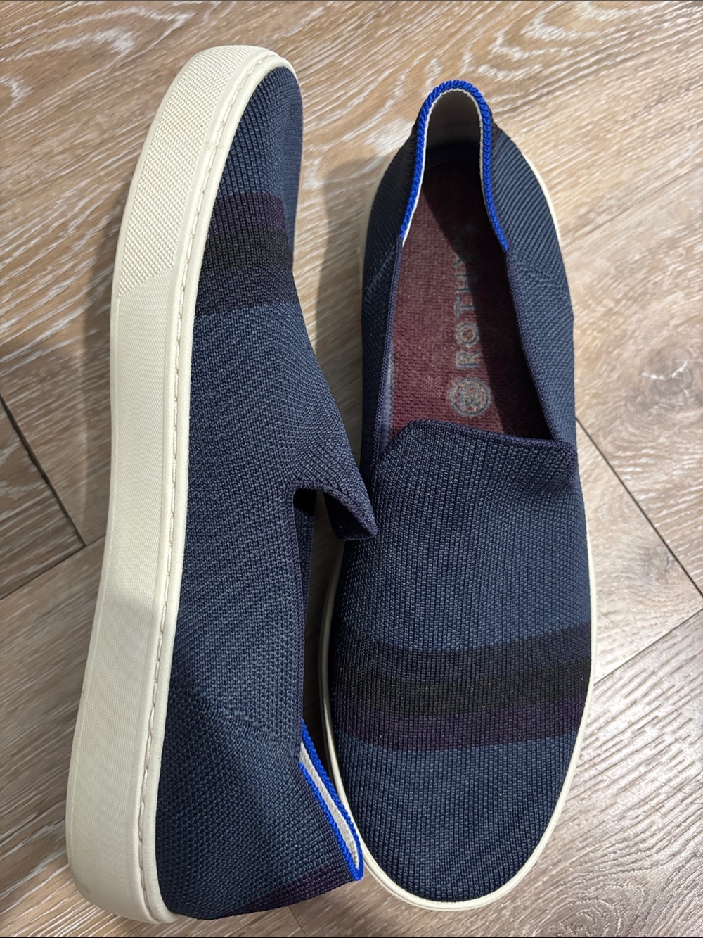 Rothy’s Slip-On Knit Sneakers - Navy